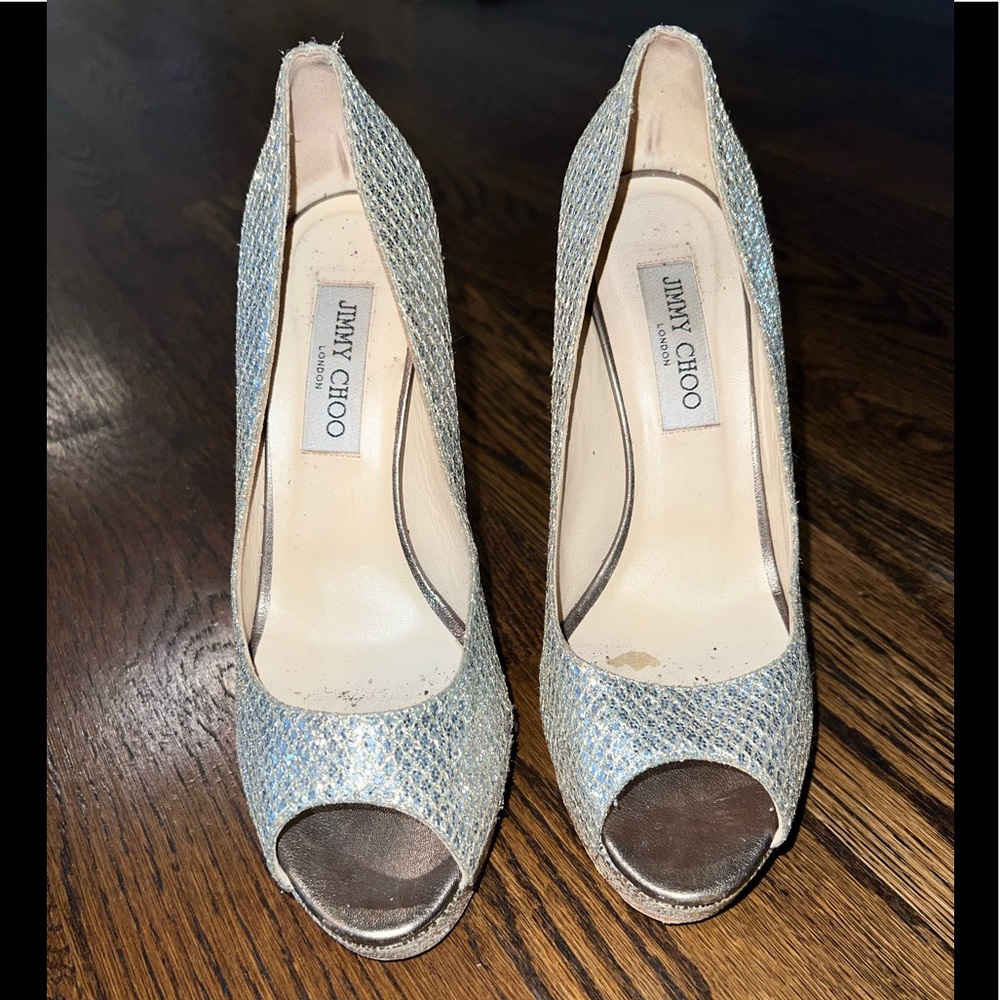 Classic Jimmy Choo Peep Toe